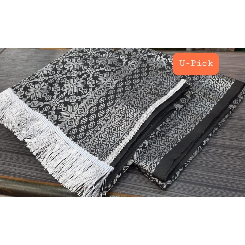 SARUNG SONGKET LILIT BAPAK+SELENDANG BESAR IBU//SONGKET BAPAK TRADISINAL// SONGKET PALEMBANG TERMURAH