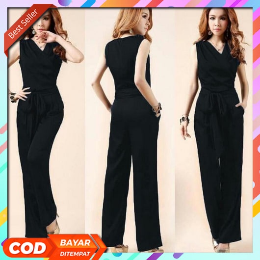 Jumpsuit Wanita Korean Style Pendek Jeans Terbaru 2022Outer Kondangan Outher Muslimah One Set Premiu