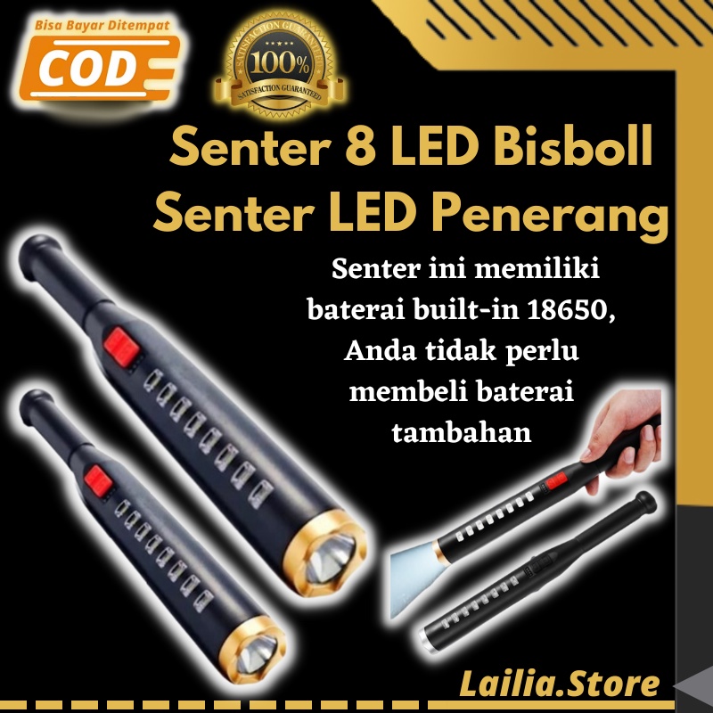 Senter LED Baseball - Senter LED Penerang