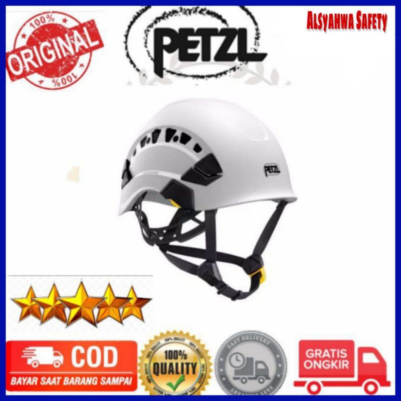 HELM PETZL VERTEX VENT PUTIH ORIGINAL / SAFETY HELMET PETZL VERTEX VENT WHITE
