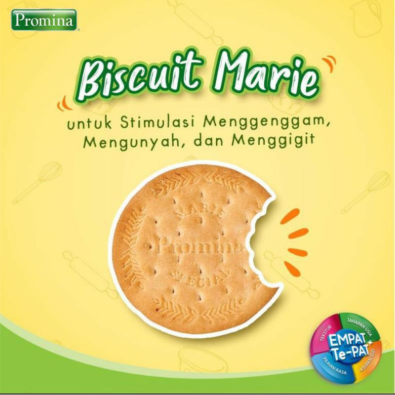 Promina Biskuit Marie Roll susu 150g [Exp 06/ 2024]