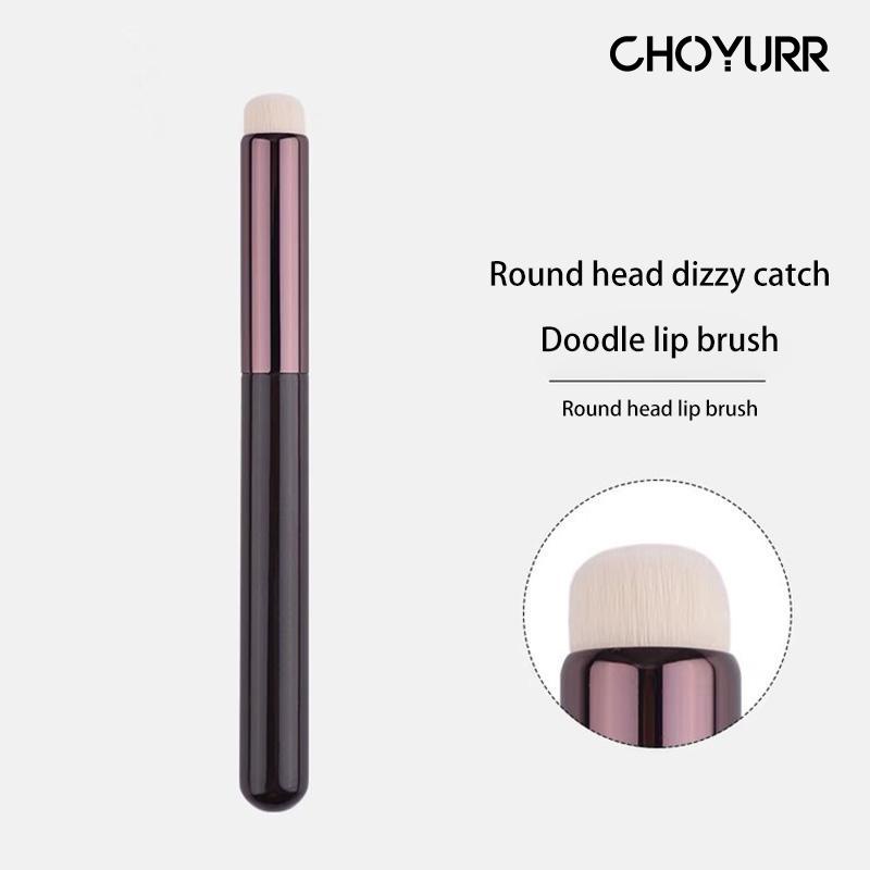 【COD】1 Pcs Multifungsi Concealer Brush Lipstik Smudge Brush Korea Wanita Soft Wol Batang Pendek Untuk Lipstik / Concealer Import-CH