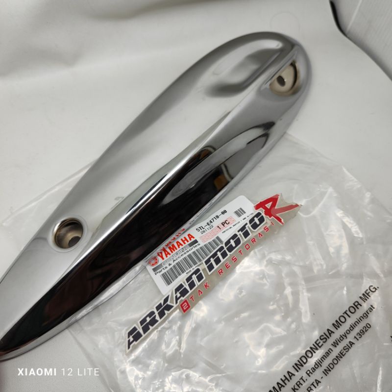 PROTECTOR TAMENG PELINDUNG KNALPOT MIO LAMA SPORTY ORIGINAL ORI YAMAHA