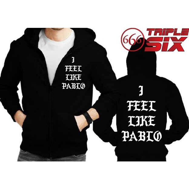 Jaket Hoodie Zipper Kanye West I Feel Like Pablo - Banyak Warna