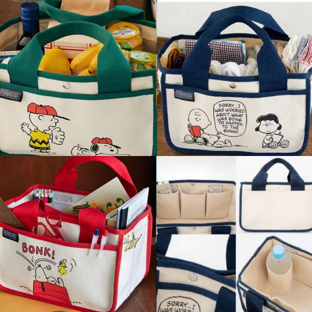 TAS TENTENG PIKNIK ORI SNOOPY | TAS TENTENG SNOOPY