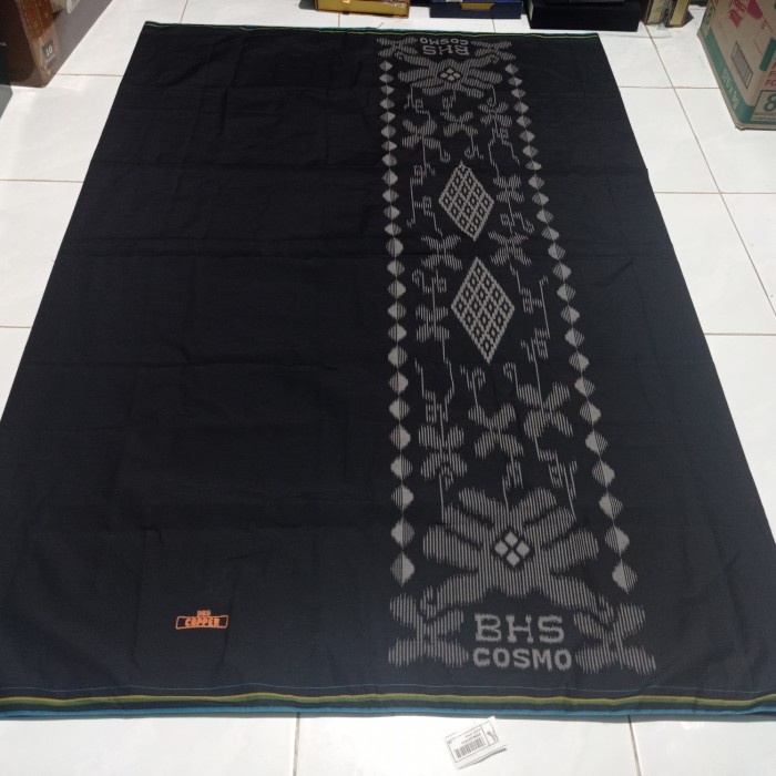 SALE Sarung BHS AFKIR Hitam Tumpal Kembang Rijek