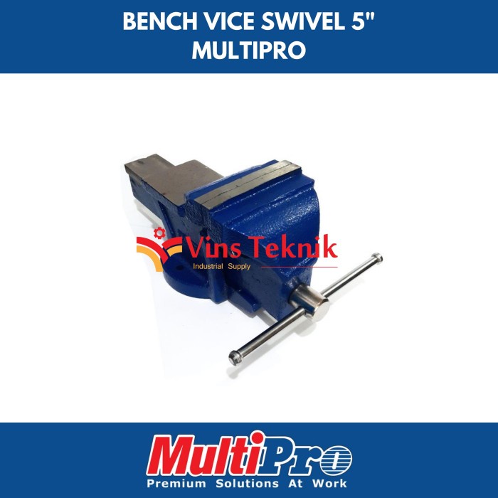 Ragum Multipro 5" Bench Vice Swivel Catok Paron Multipro