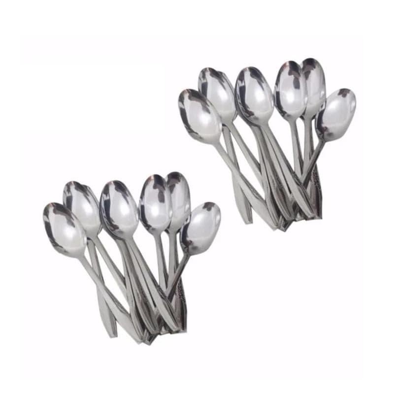 Sendok Teh Stainless steel Sendok Makan Bayi 702 / 205 / M-036 - 12 pcs