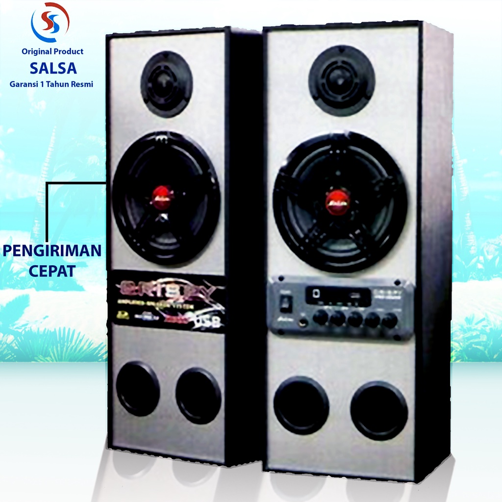 SPEAKER ACTIVE SALSA CRISPY-2 ROADMASTER GRATIS SERVICE 12 BULAN RESMI