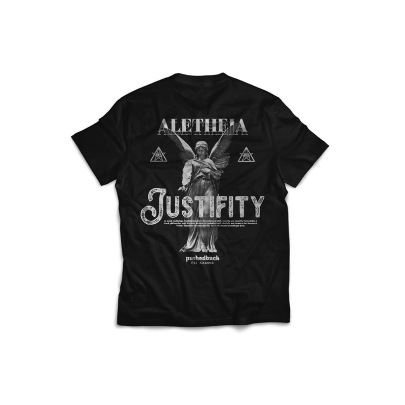 Pushedback Tshirt Aletheia Black