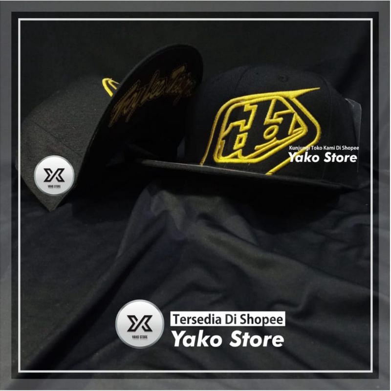 TOPI TLD GOLD TB/ 96/ TOPI TLD RACING KUNING / TOPI SNAPBACK / TOPI RACING / TOPI MURAH