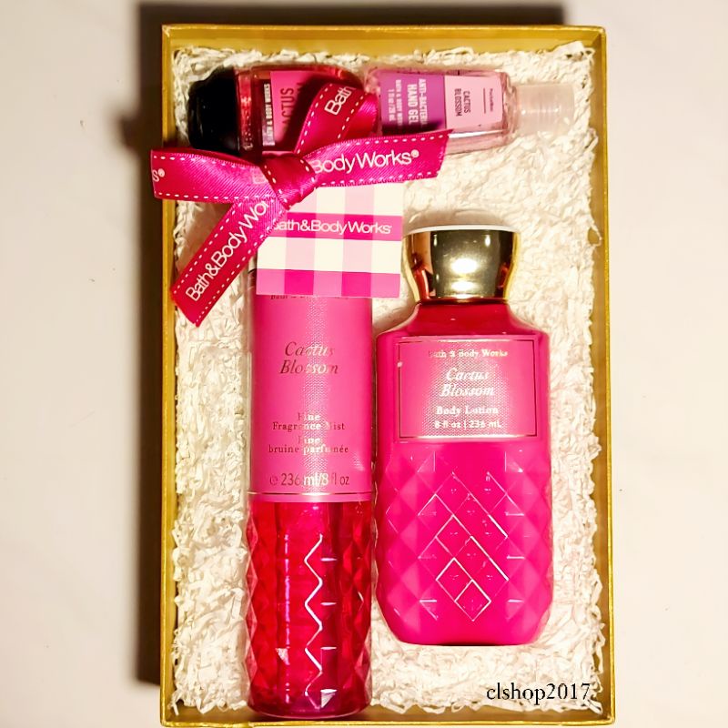 BATH &amp; BODY WORKS BBW PAKET GIFTSET HAMPERS 2IN1 3IN1 4IN1 5IN1 6IN1 7IN1 CACTUS BLOSSOM