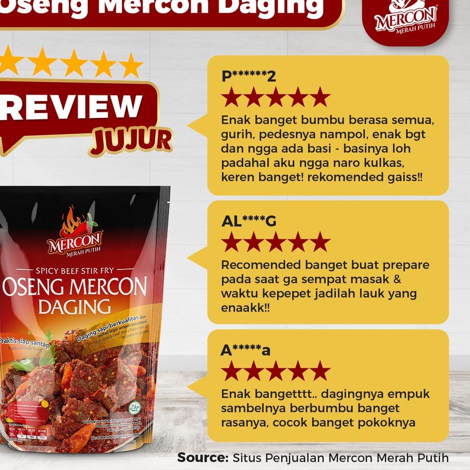 

Paling Disukai Mercon Merah Putih - Set Trio Maut || Oseng Mercon Daging + Cumi + Cakalang GGD