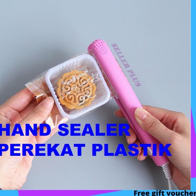 ¿Promo• Seller Plus Hand Sealer Perekat Pembungkus Plastik Mini Alat Press Plastik Sealing Portable 