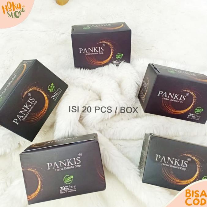 

[BISA COD] Pankis (DIAMOND) 5 Box - Usir Diabetes Menahun - Teh Herbal PANKIS