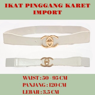 SMARTGIRL NEW IKAT PINGGANG KARET WANITA IMPORT / TALI PINGGANG CEWEK FASHION 00600-00606