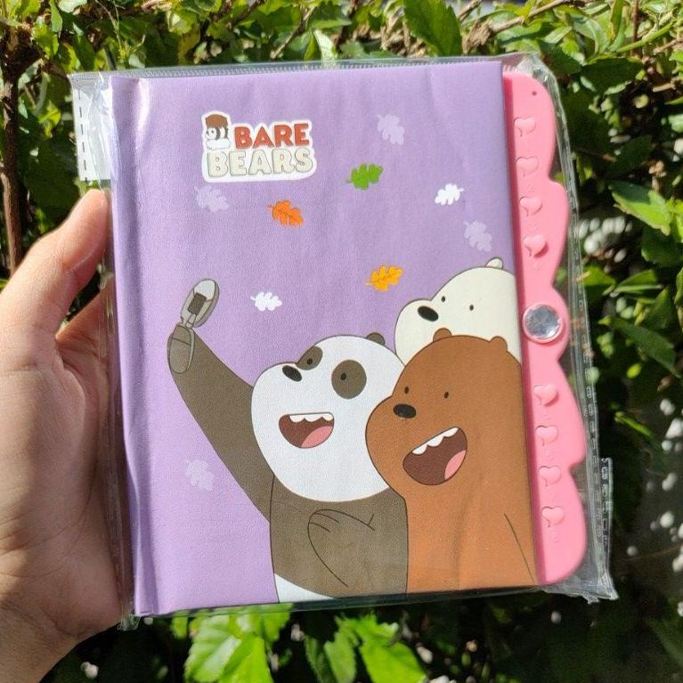 

(G-W4W㊛) Buku Diary WBB / We Bare Bear Kunci Kode Kecil Note Book Jurnal Lucu Unik langsung kirim