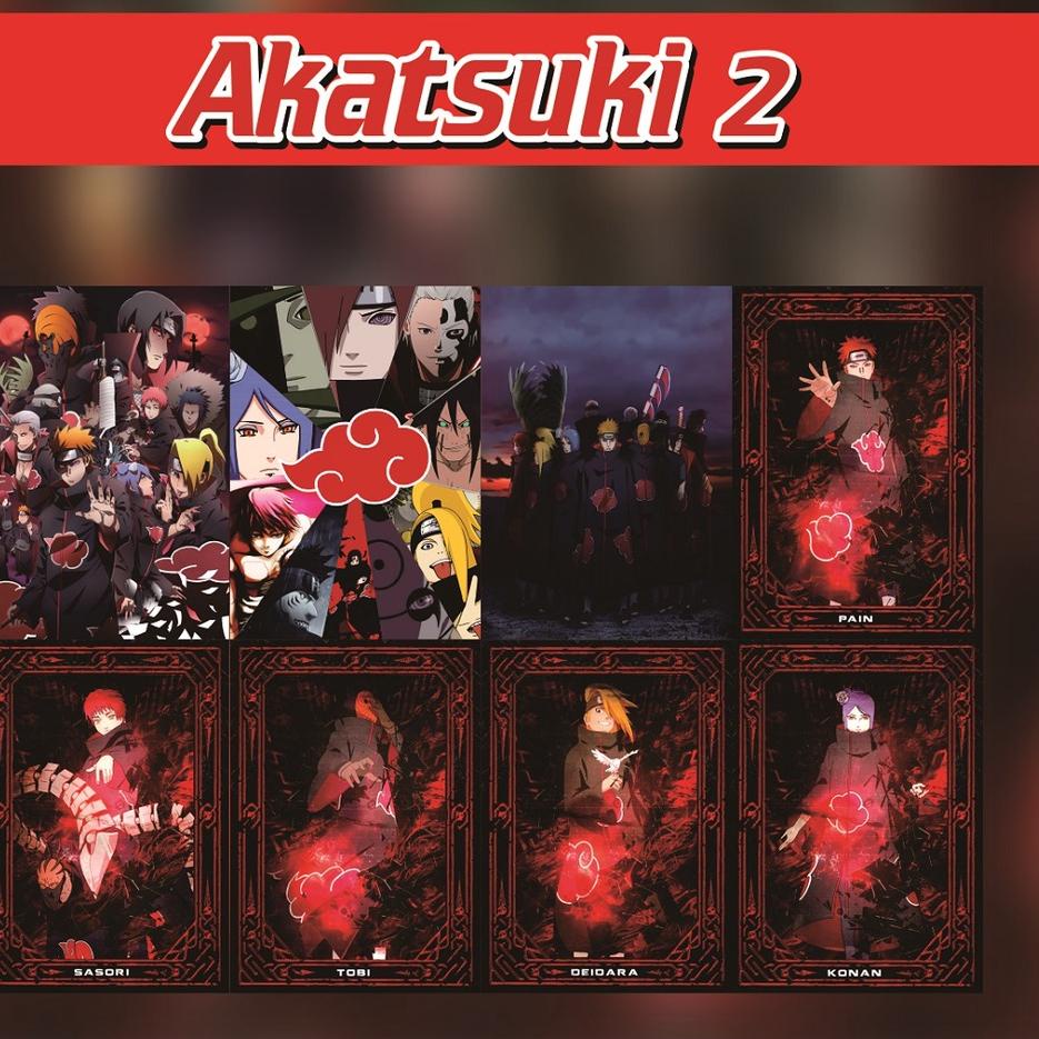 

し (8 PCS) Poster Anime Naruto A5 Sudah Termasuk Laminasi ぼ