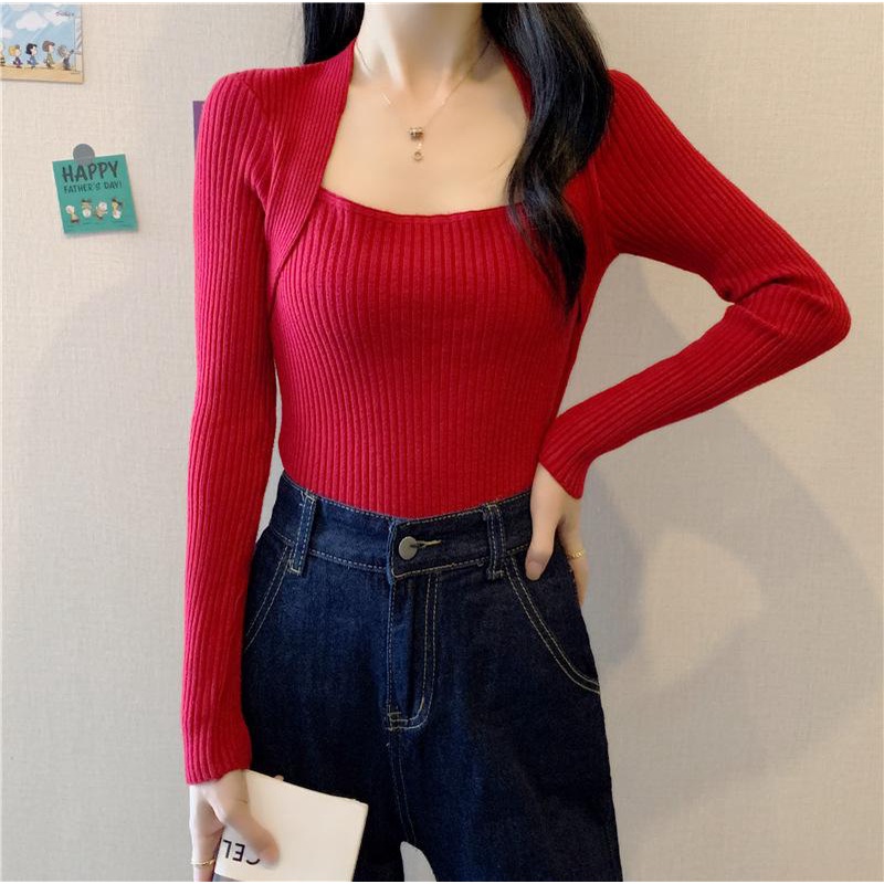 Korean Knit Long Sleeve | A712 |  Atasan Rajut Lengan Panjang Fashion Wanita