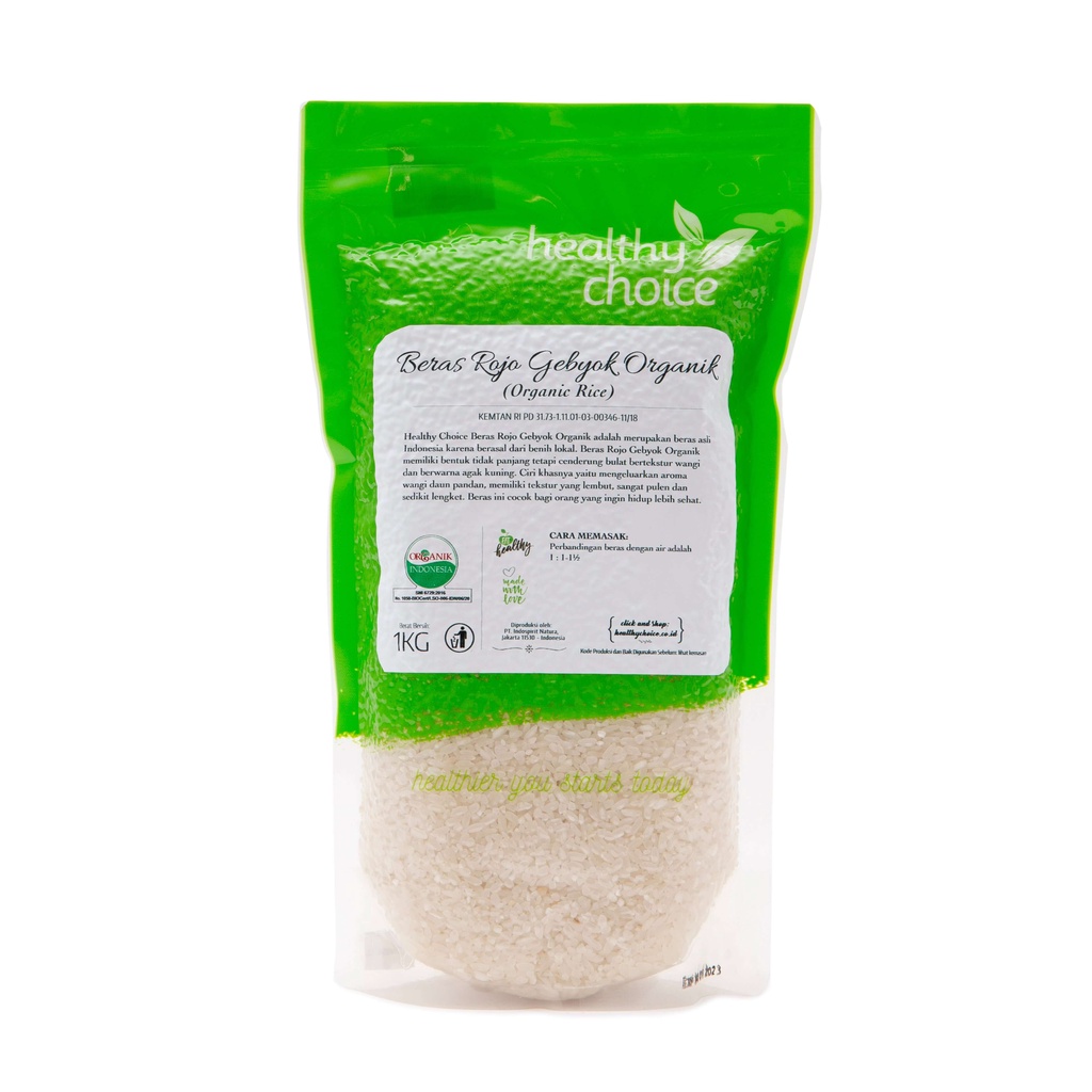 

Healthy Choice Beras Rojo Gebyok Organik 1 kg