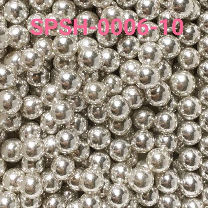 

[BISA COD] GR-SPSH-0006 Sprinkles sprinkle sprinkel 500gr mutiara perak silver