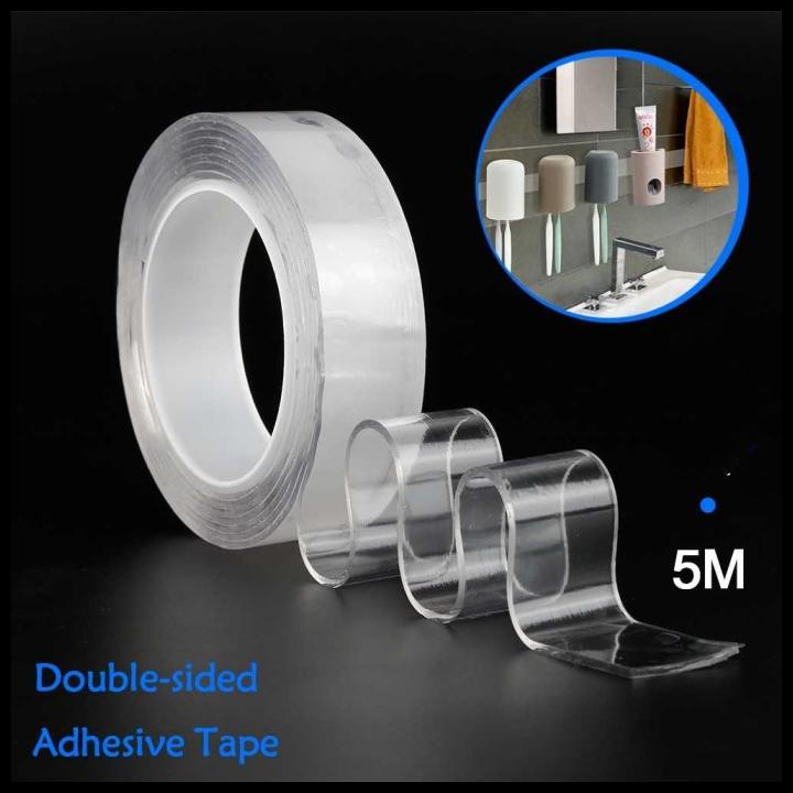 

Szglue Double Tape Perekat No Trace Washable Sticker 5 Meter - J007