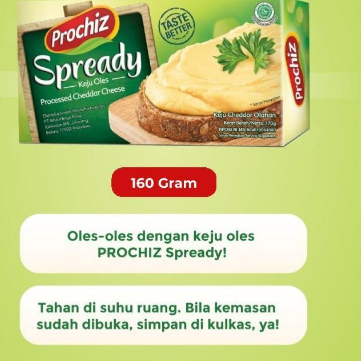 

Keju prochiz spready 160gr // keju prochiz oles // keju oles // pro hiz processed cheddar cheese 160gr