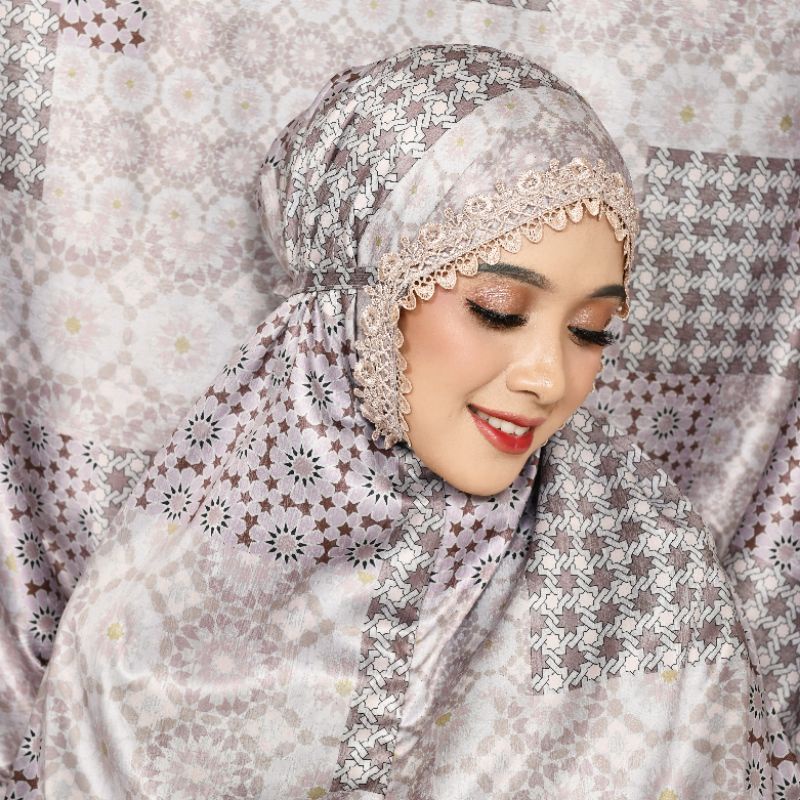 MUKENA HERMEY SILK PREMIUM 2IN1 MOROCCO SERIES