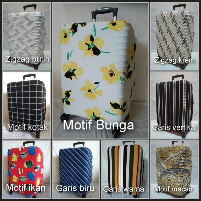 SARUNG KOPER / PELINDUNG KOPER MOTIF COVER KOPER SIZE 18 INC - 30 INC