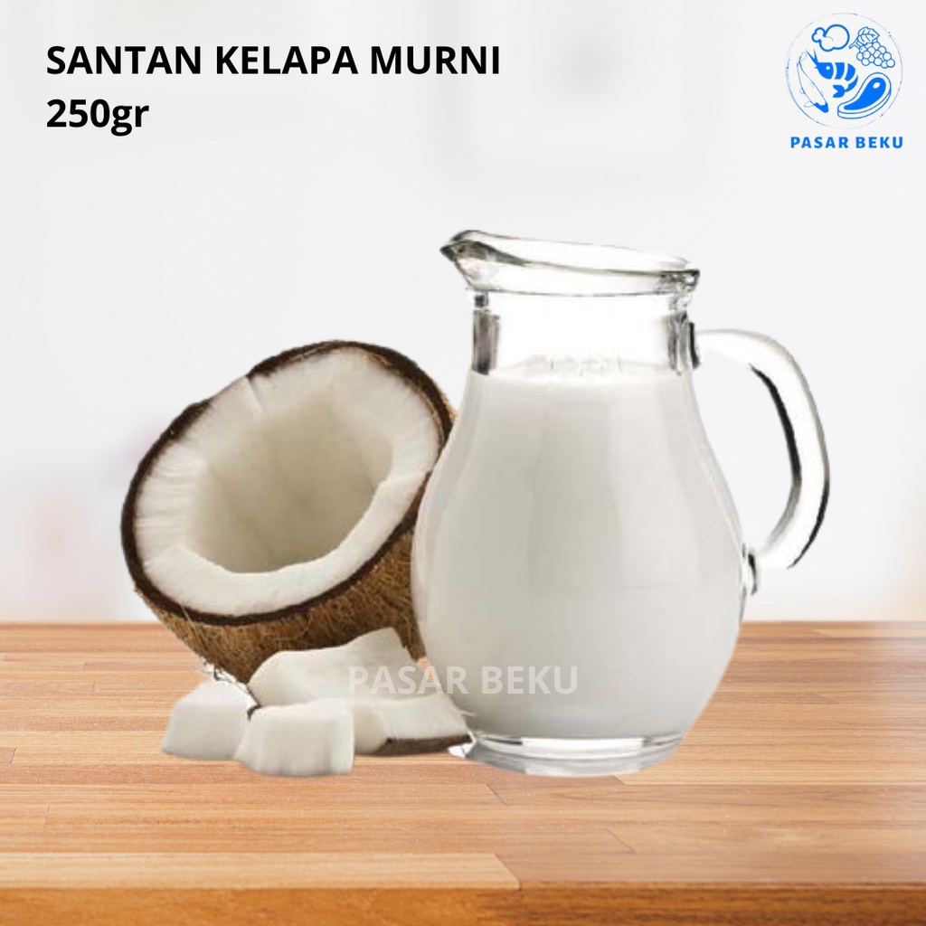 

Santan Kelapa Murni 250gr Satu Kali Pakai Gulai Pasar Beku Padang