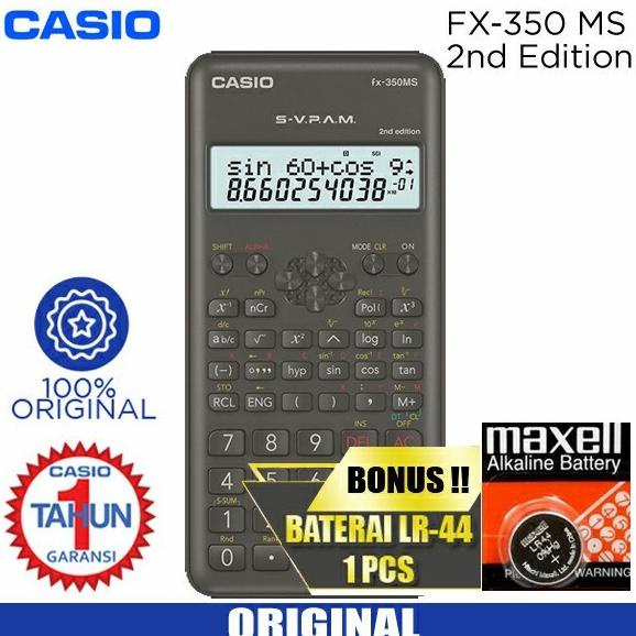 

Casio Calculator FX 350 MS-2nd Edition