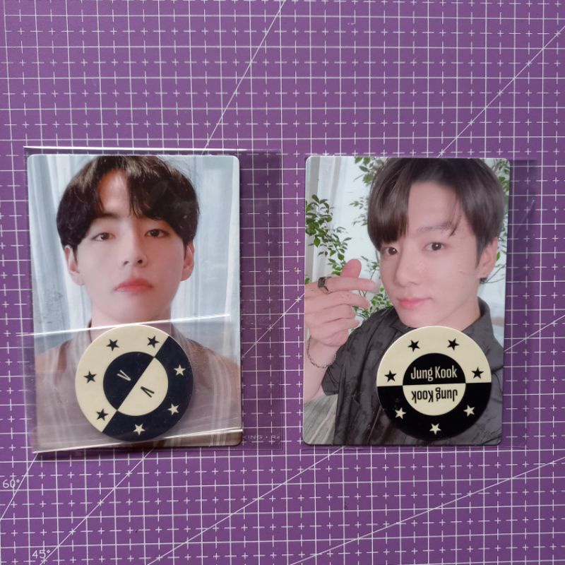 Army Kit Photocard chips Jungkook Taehyung