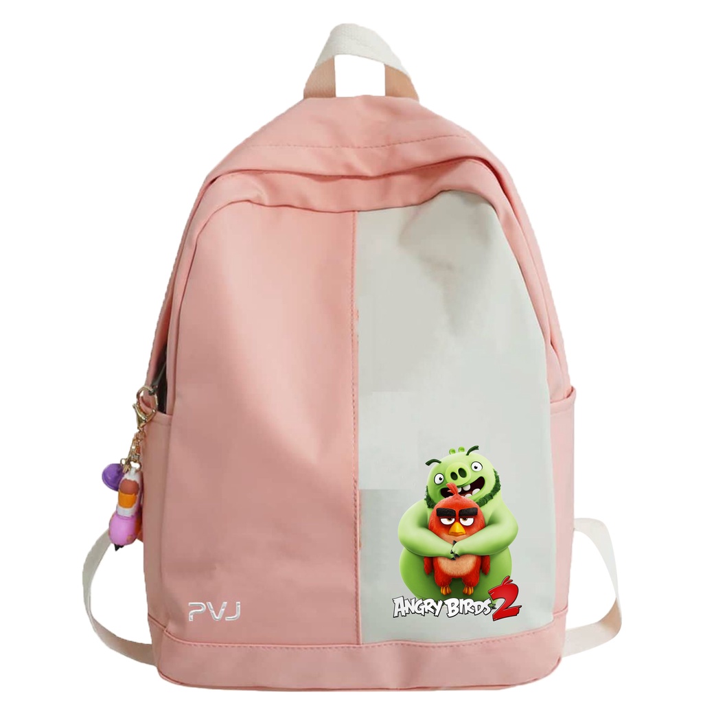 PVJ - Tas Ransel Sekolah Anak Laki-Laki SD Karakter Angry Bird