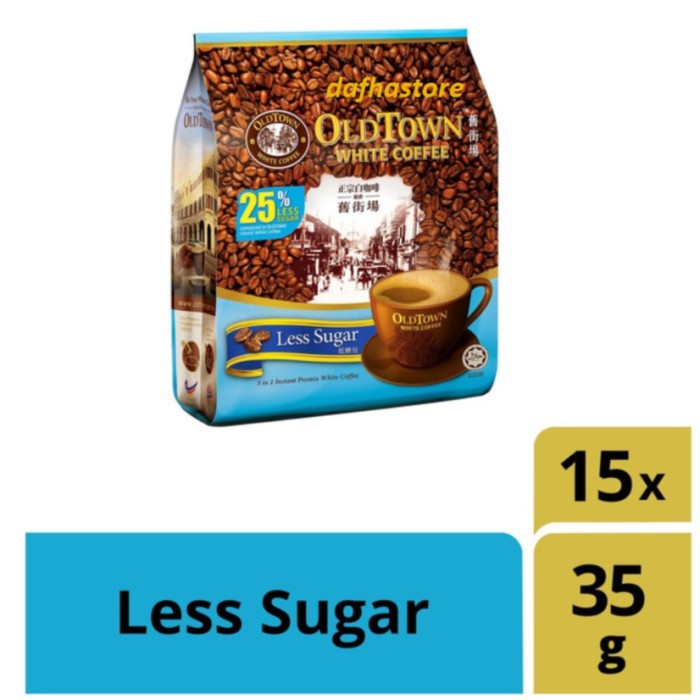 

OldTown White Coffee Old Town Malaysia Less Sugar 3in1 kopi 15 sachet