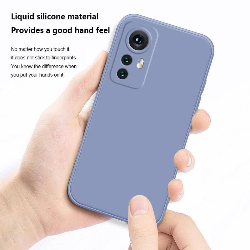 Untuk Xiaomi 12 12x12s 12T 13 Pro Ultra Lite Pro Case Cover Shell Casing Silikon Cair Lembut