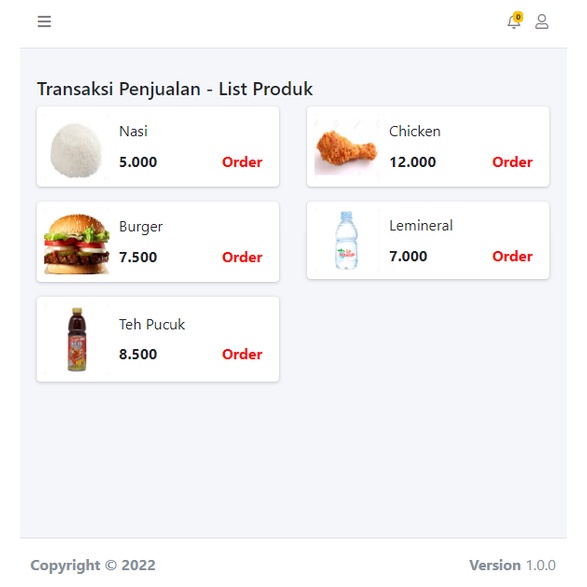 Aplikasi Kasir POS Toko Berbasis Website/Web