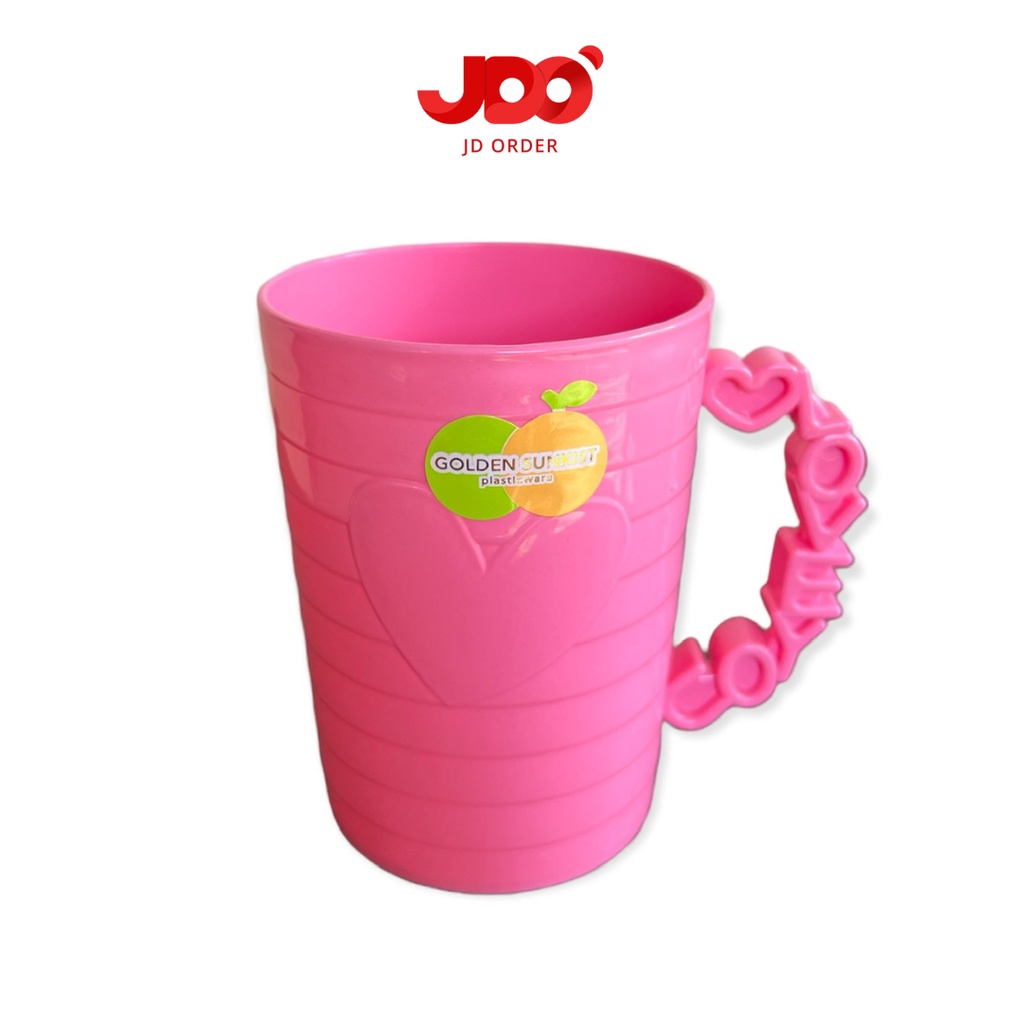 Mug Plastik Love MOK-7060 Golden Lemon