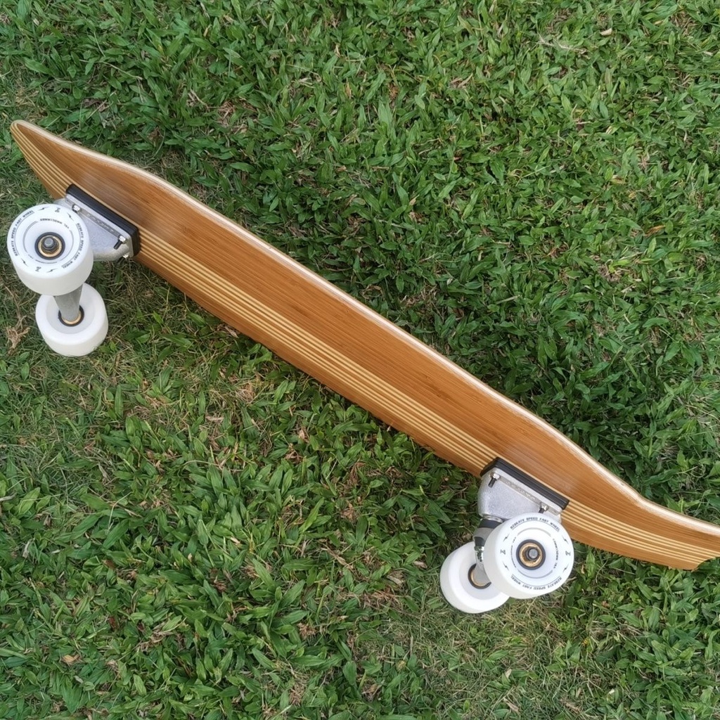 Papan Surfing Bambu Darat Profesional 32/33inch Deep Foot Socket Surfing