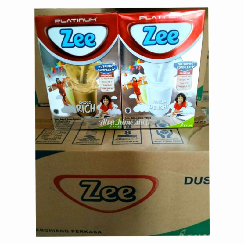 

ZEE PLATINUM & ZEE REGULER 350 GRAM Rasa Vanila dan Coklat