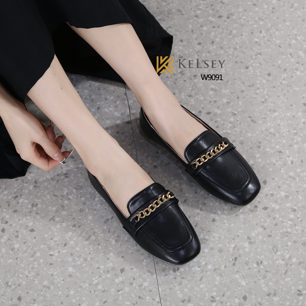 Kelsey Flatshoes Docmart Loafer Sepatu W9091