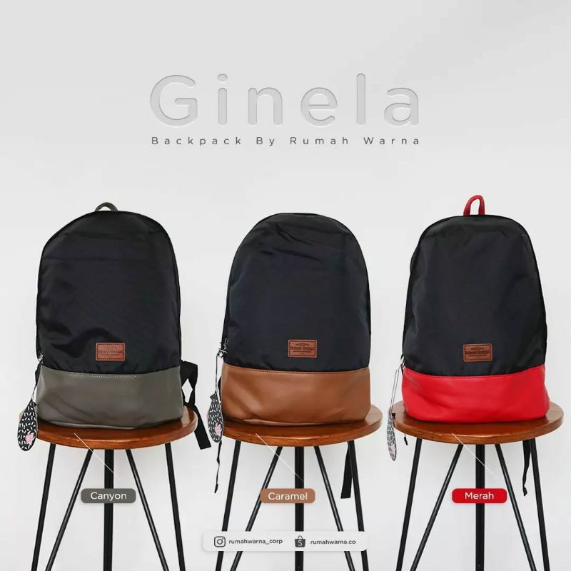 Tas ransel ginela rumah warna