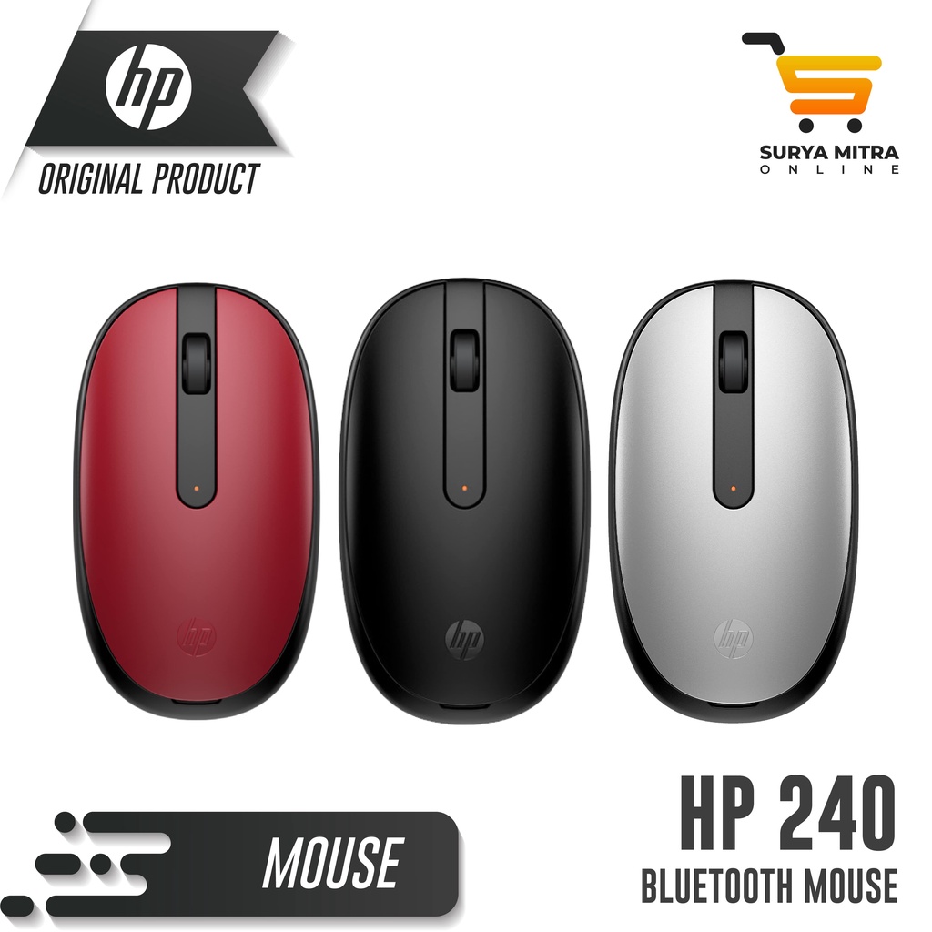 Mouse Wireless HP 240 Bluetooth 1600 DPI