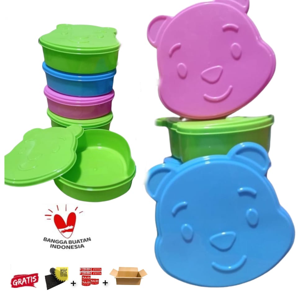 Tempat Misting Bekal Anak - Lunch Box Kecil - Wadah Makanan - Tempat Bekal Anak motip micky