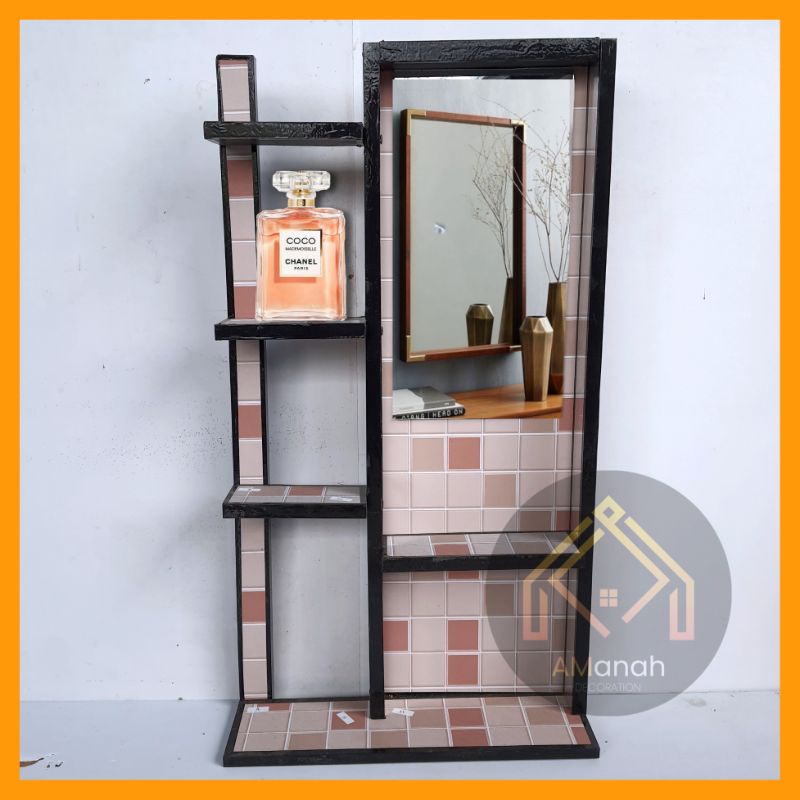 [COD] RAK KOSMETIK GANTUNG NEW - RAK KOSMETIK KAYU KOKOH DAN KUAT