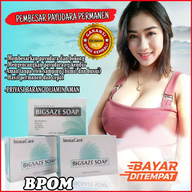 (Privasi terjaga) Sabun pengencang payudara dan bokong super cepat permanen bpom asli obat pembesar 