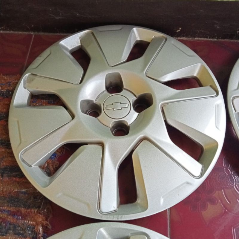 Dop R15 Velg kaleng Chevrolet Spin 4biji Original copotan Lentur - Wheeldop Chevrolet spin 4 biji Be