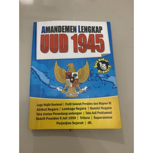 PRELOVED BUKU AMANDEMEN LENGKAP UUD 1945