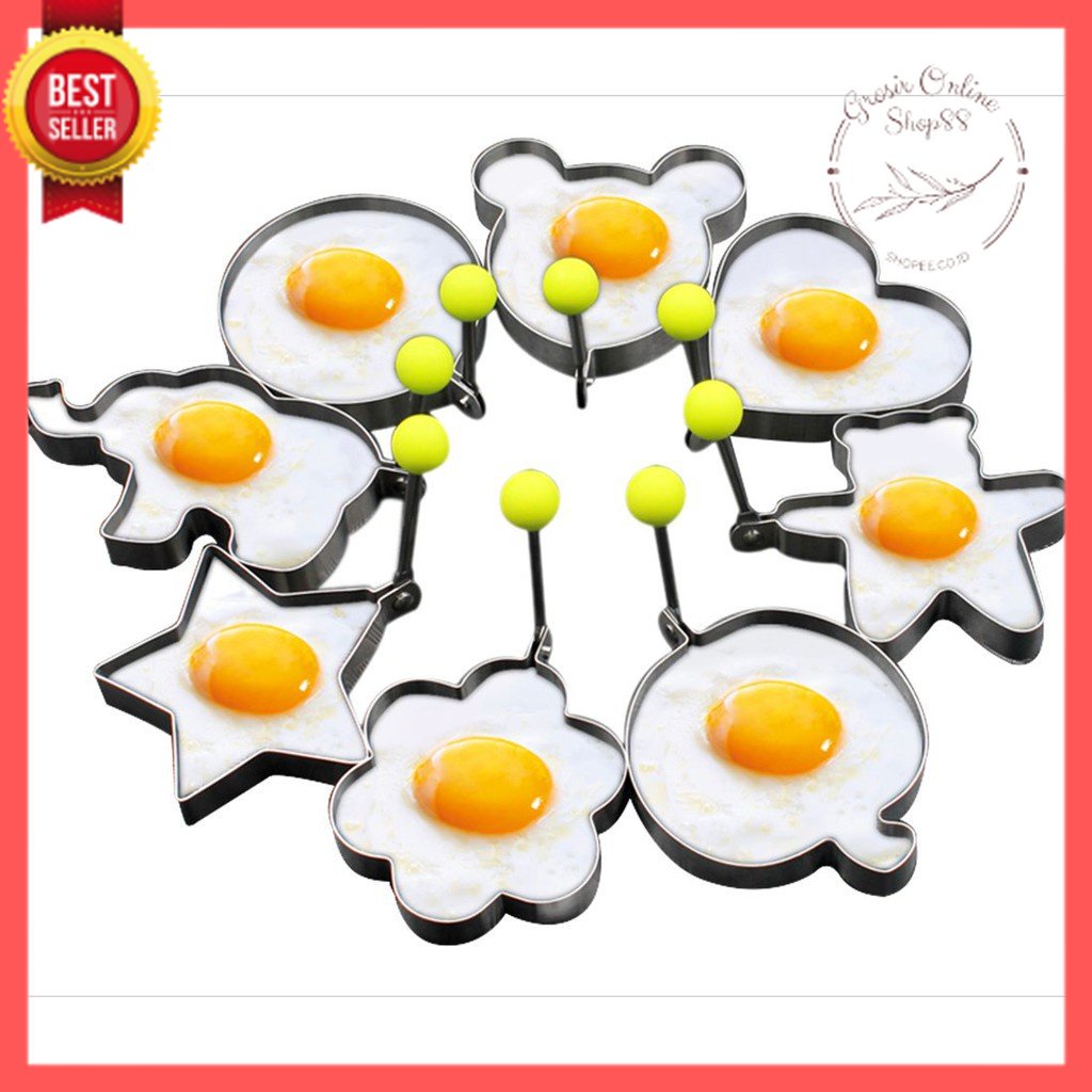 GOS - I106 - Cetakan Telur Karakter - Cetakan Telur Stainless Steel - Cetakan Kue Egg Mold