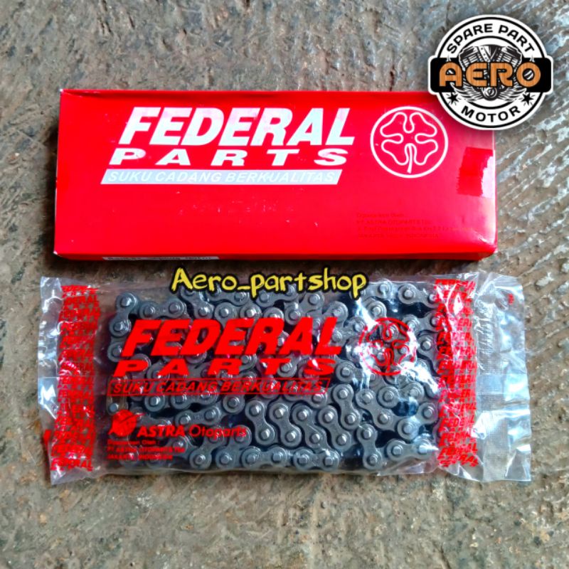 Rantai roda Federal Parts 420-104 106 108 Dan Rantai roda Federal Parts 428 - 104 106 108 110 112 12