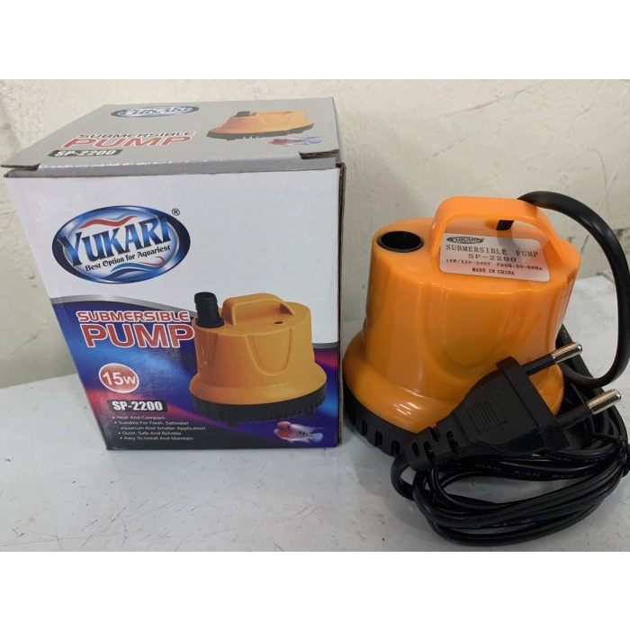 Pompa Celup Aquarium Kolam Hidroponik YUKARI SP 2200 15 Watt AQUARIUM DAN KOLAM